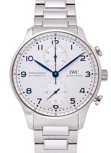 IWC ポルトギーゼ クロノグラフ IW371617 シルバー 中古