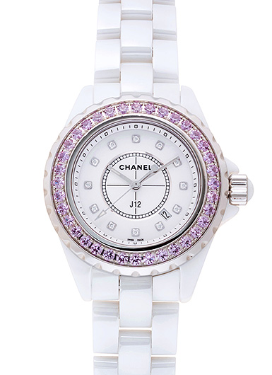 シャネル J12 H2010 ホワイト 中古