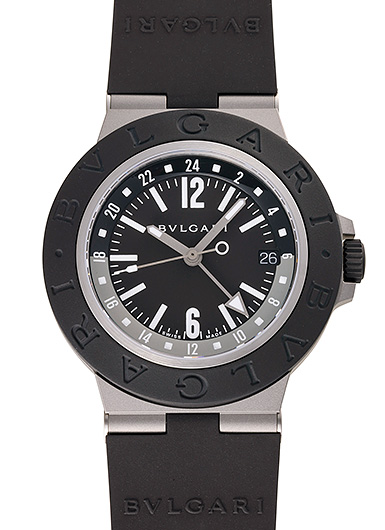 ブルガリ アルミニウム GMT 104300 ブラック 新品