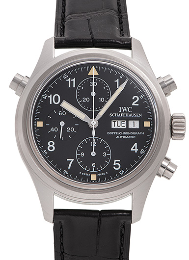 IWC ドッペルクロノ IW371303 ブラック 中古
