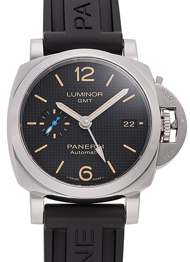パネライ ルミノール1950 3デイズ GMT アッチャイオ PAM01535 ブラック 中古