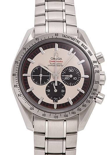 オメガ スピードマスター シューマッハ レジェンド 3559-32 アイボリー/ブラック 中古