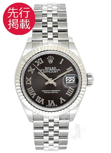 ロレックス デイトジャスト28 279174 ダークグレー 中古