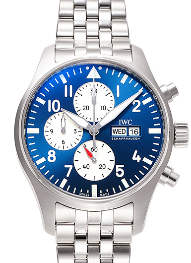 IWC パイロット クロノグラフ ローレウス IW378010 ブルー 新品