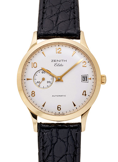 ゼニス クラスエリート 60.1125.680 シルバー 中古