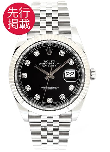 ロレックス デイトジャスト41 126334G ブラック 中古