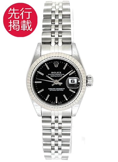 ロレックス デイトジャスト 79174 ブラック 中古