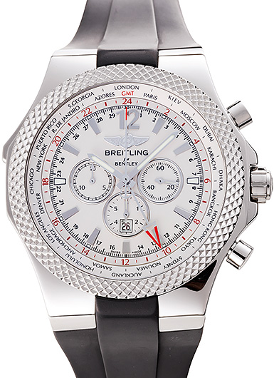 ブライトリング ベントレー GMT A476G57GRC ホワイト 中古