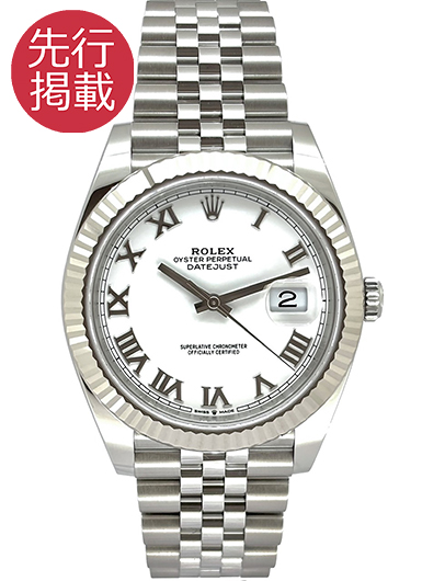 ロレックス デイトジャスト41 126334 ホワイト 中古