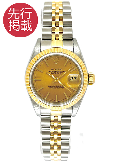 ロレックス デイトジャスト 69173 シャンパン 中古
