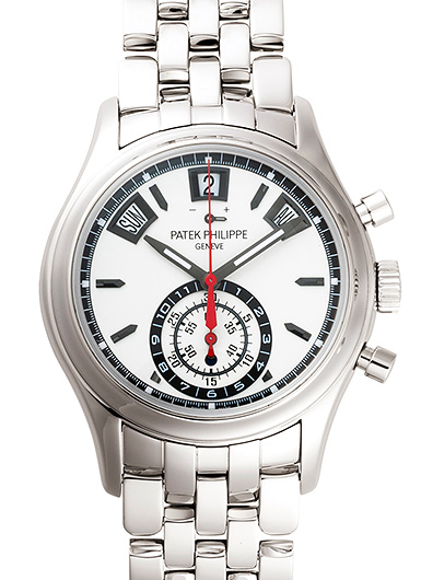 パテックフィリップ 年次カレンダー クロノグラフ 5960/1A-001 シルバー 中古