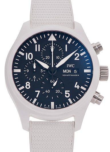 IWC パイロットウォッチ クロノグラフ トップガン レイク・タホ IW389105 ブラック 中古