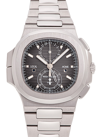 パテックフィリップ ノーチラス トラベルタイム クロノグラフ 5990/1A-001 ブラック 中古