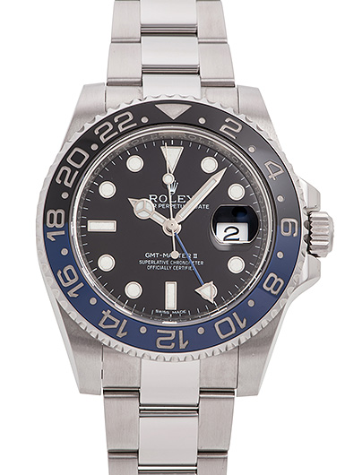 ロレックス GMTマスターⅡ 116710BLNR ブラック 中古