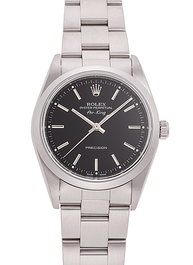 ロレックス エアキング 14000M ブラック 中古