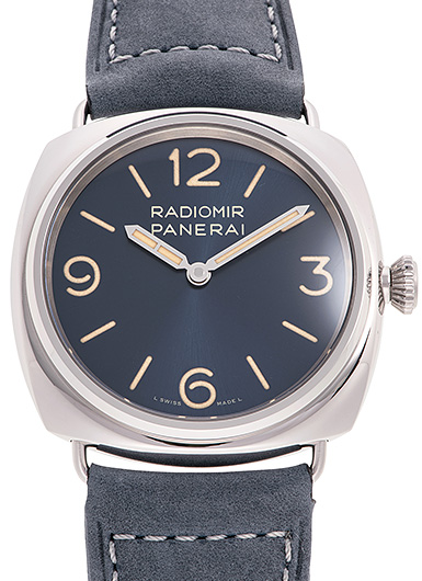 パネライ ラジオミール オフィチーネ PAM01383 ブルー 中古