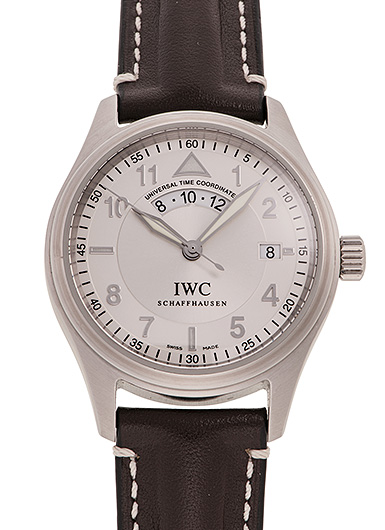 IWC スピットファイア UTC IW325107 シルバー 中古