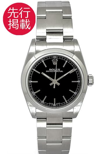 ロレックス オイスター パーペチュアル 77080 ブラック 中古