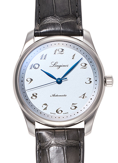 ロンジン マスターコレクション 190周年記念 L2.793.4.73.2 シルバー 中古