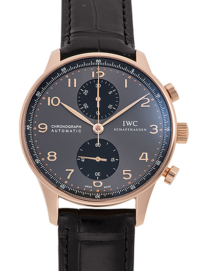 IWC ポルトギーゼ クロノグラフ IW371482 グレー/ブラック 中古