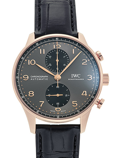 IWC ポルトギーゼ クロノグラフ IW371610 グレー/ブラック 中古