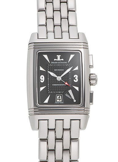 ジャガー・ルクルト レベルソ グランスポール クロノグラフ Q2958102 ブラック 中古