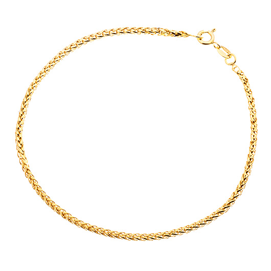 ノーブランド 18K ゴールド ブレスレット 4050300 イエローゴールド 新品