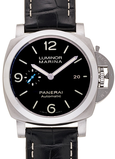 パネライ ルミノールマリーナ1950 3デイズ アッチャイオ PAM01312 ブラック 中古