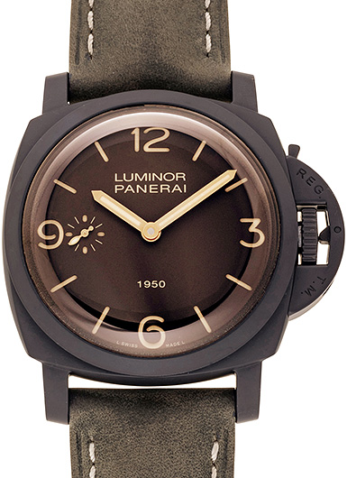 パネライ ルミノール コンポジット1950 3デイズ PAM00375 ブラウン 中古