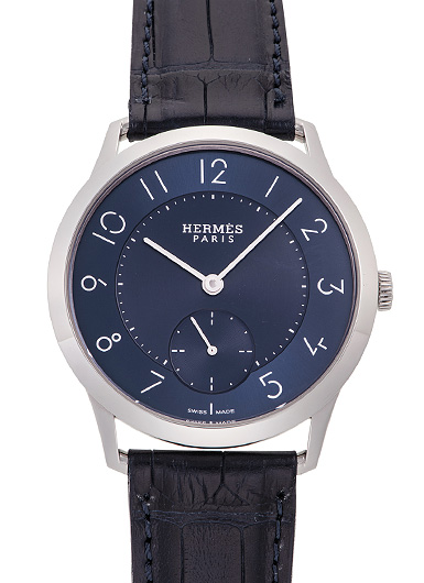 エルメス スリム ドゥ エルメス 043204WW00 ブルー 中古