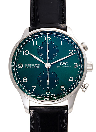IWC ポルトギーゼ クロノグラフ IW371615 グリーン 新品