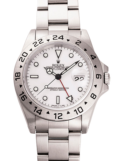 ロレックス エクスプローラーⅡ 16570 ホワイト 中古