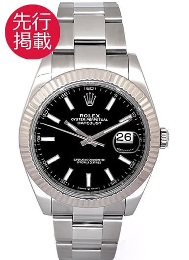 ロレックス デイトジャスト41 126334 ブラック 中古