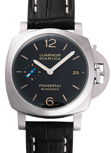 パネライ ルミノールマリーナ1950 3デイズ アッチャイオ PAM01392 ブラック 中古