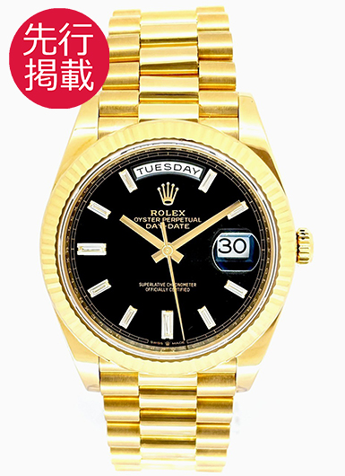 ロレックス デイデイト40 228238A ブラック 中古