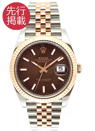 ロレックス デイトジャスト41 126331 ブラウン（チョコ） 中古