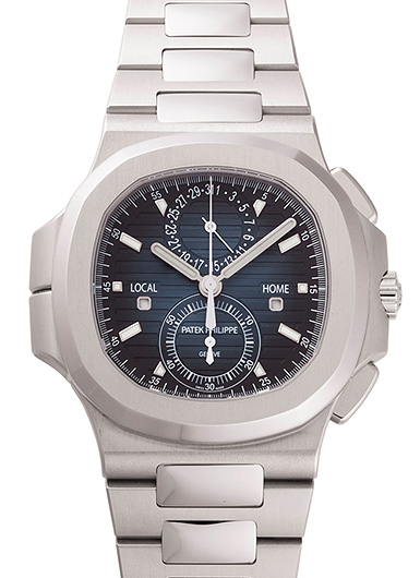 パテックフィリップ ノーチラス トラベルタイム クロノグラフ 5990/1A-011 ブルー 新品