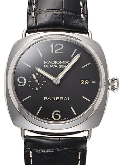 パネライ ラジオミール ブラックシール 3デイズ PAM00388 ブラック 中古